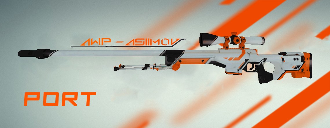 Модель оружия AWP ASIIMOV